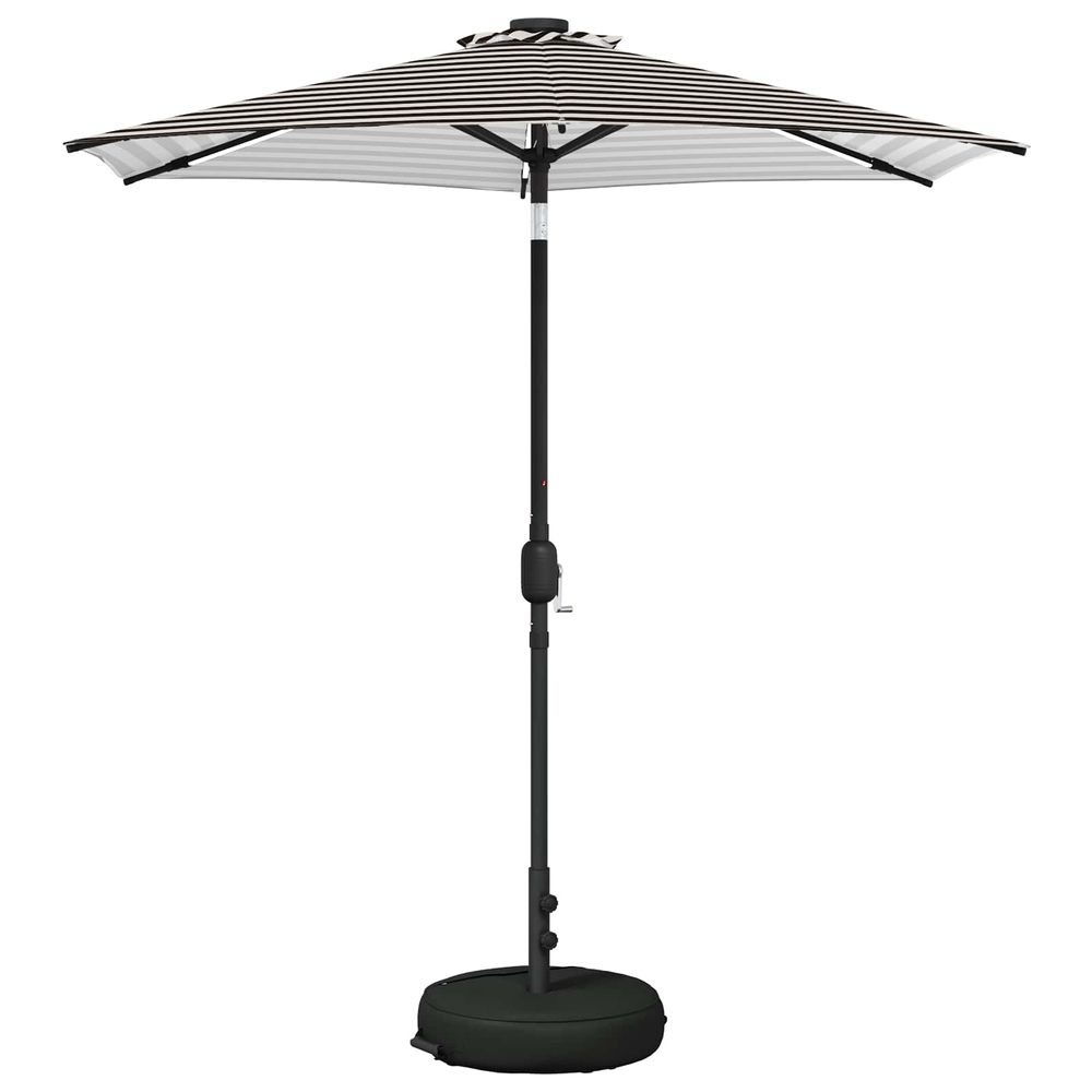 Parasol de jardin avec lumières led et base 2,3 x 2,3 m
