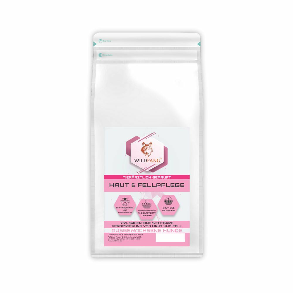 Wildfang - croquettes vetline aux peptides pour chiens - peau et pelage