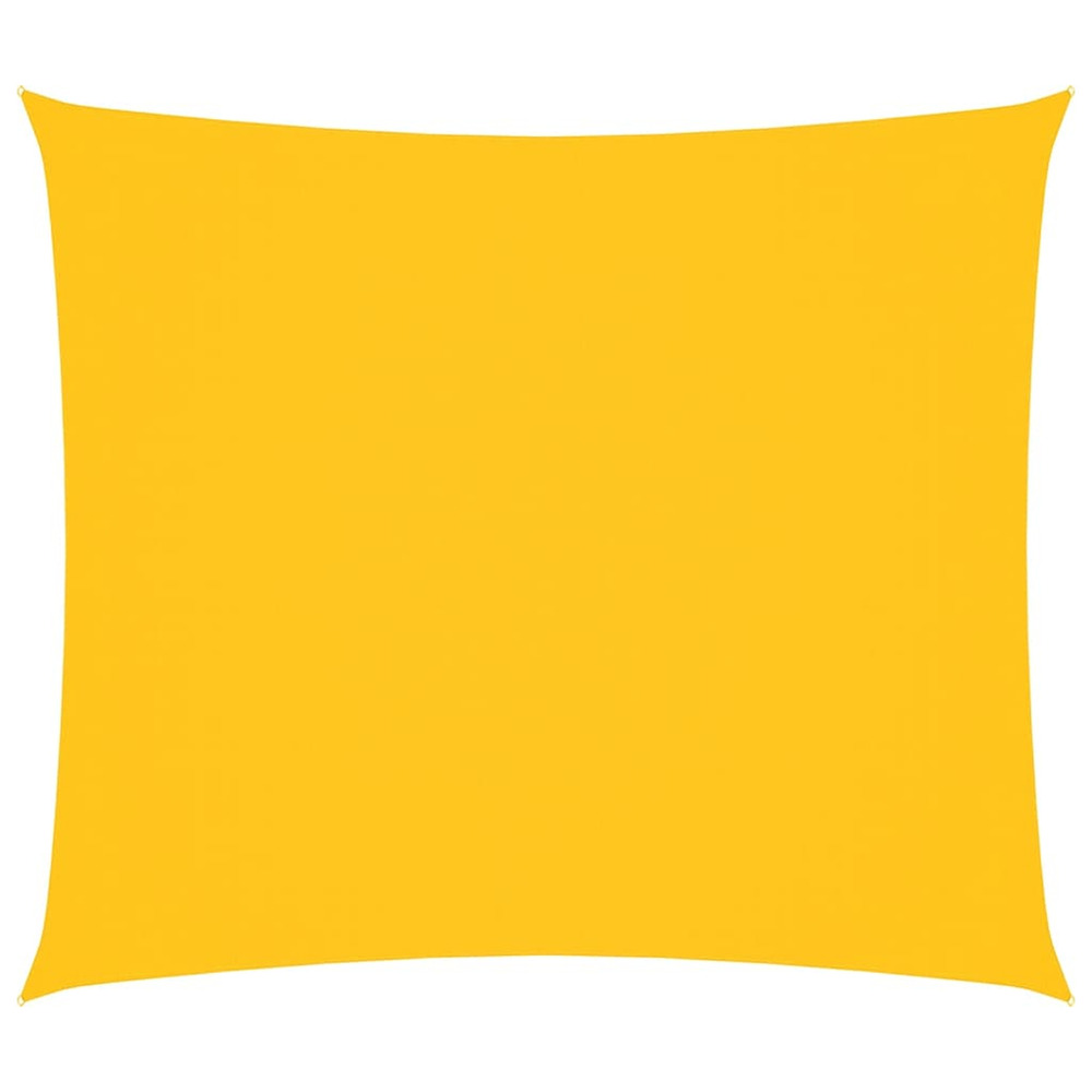 Voile de parasol tissu oxford rectangulaire 2x2,5 m jaune