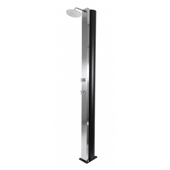 Douche de piscine solaire cross acier inoxydable 40l