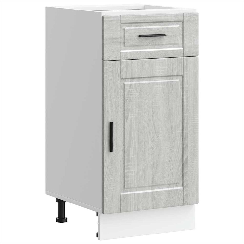 Armoire de cuisine porto sonoma gris bois d'ingénierie