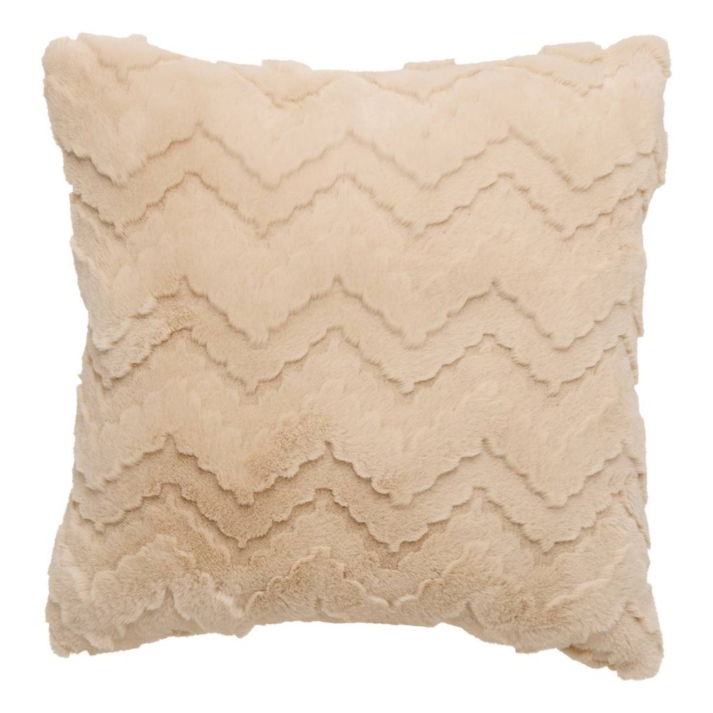 Coussin nalia carré 45x45cm beige