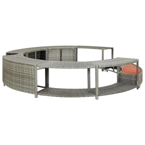 CADRE DE SPA GRIS RESINE TRESS-(870018)