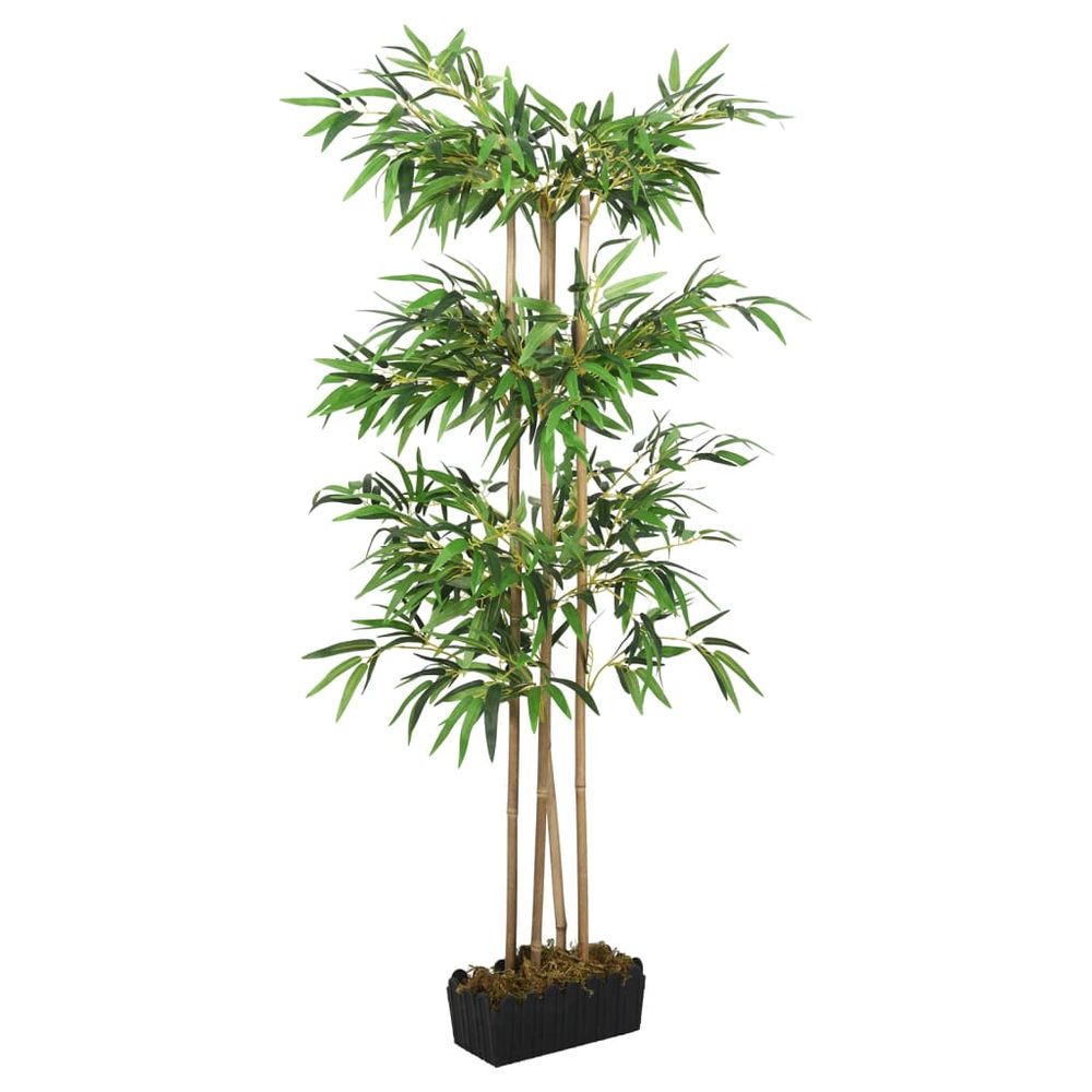 Bambou artificiel 1216 feuilles 180 cm vert