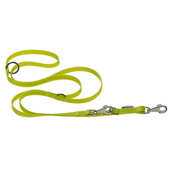 Laisse de dressage pour chiens evolution ga25/200 hypoallergénique, lavable, poignée rembourrée, vert