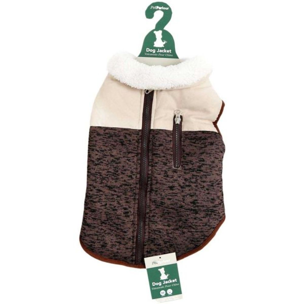 Manteau fourrure pour chien natural 35 cm crème