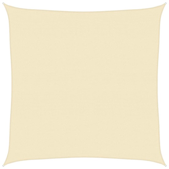 Voile d'ombrage 160 g/m² crème 5x5 m pehd