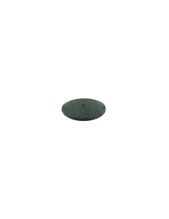 Tapis d'arbre rond en caoutchouc recyclé vert, peut être utilisé autour d'un poteau ou d'un arbre. Ø ext: 30cm (12) - épaisseur