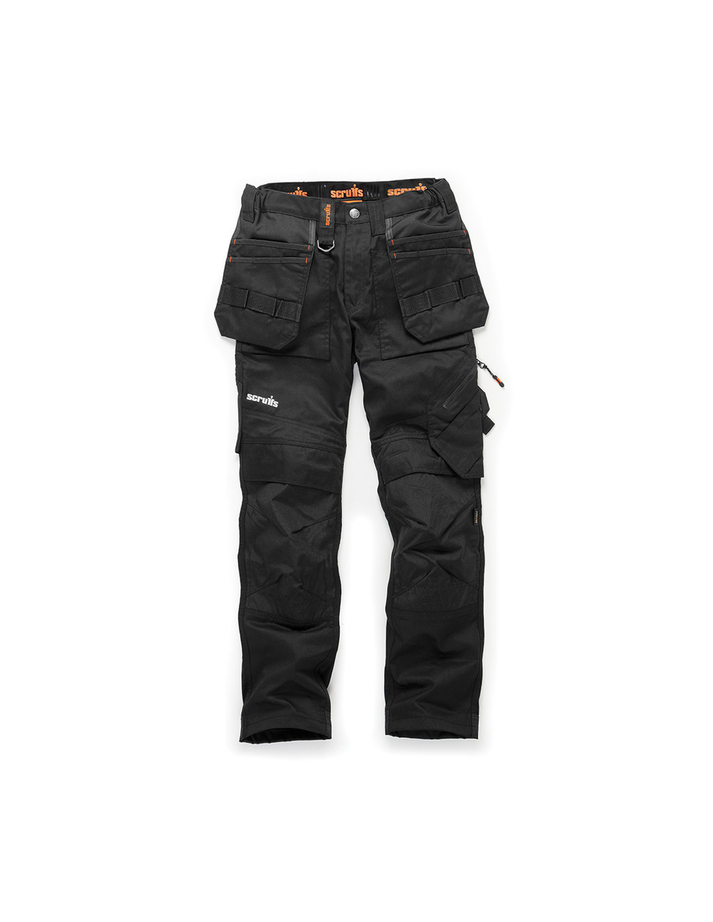 1 pantalon trade flex noir avec poches-étuis pour femmes - taille 48 l - scruffs