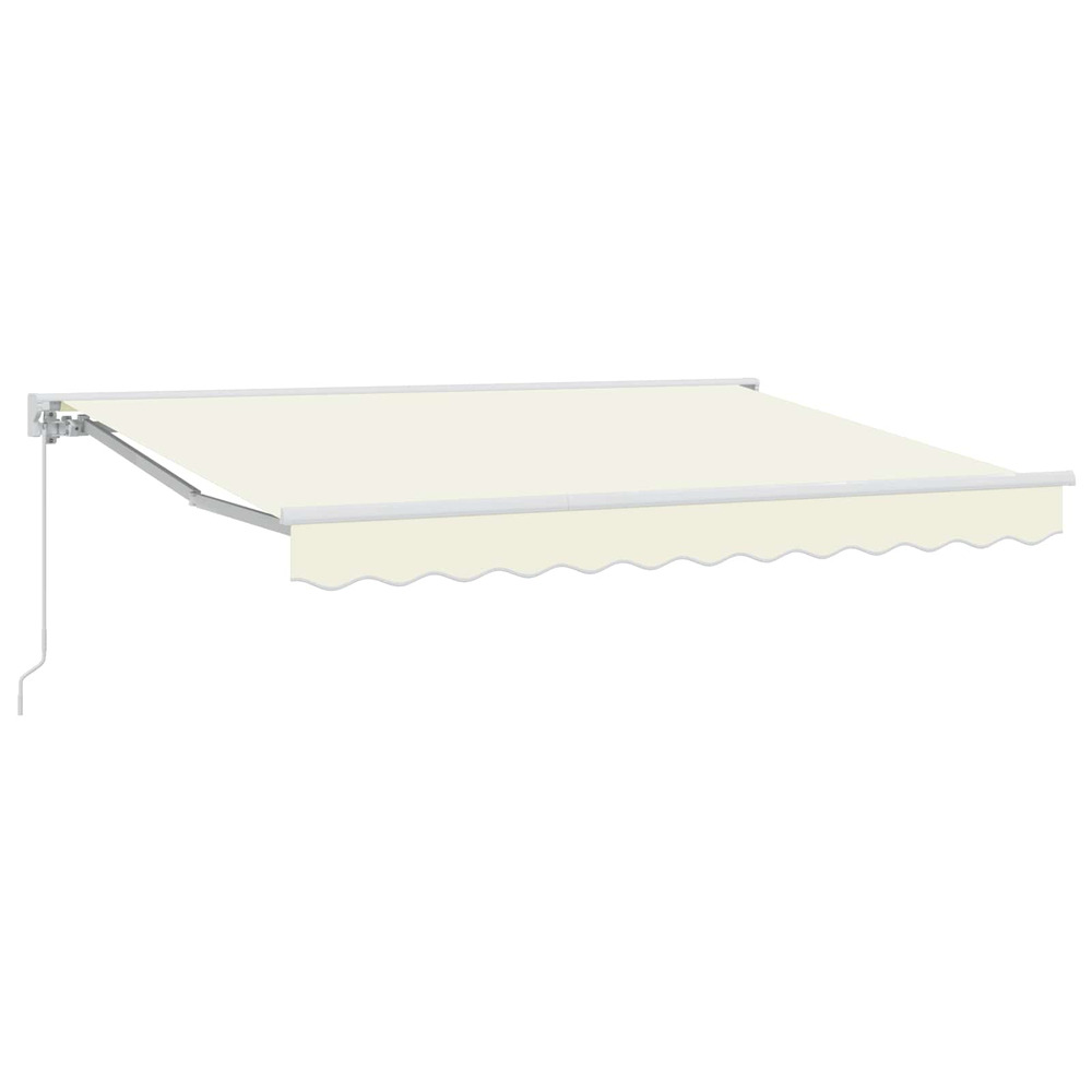 Auvent rétractable manuel crème 3 x 2,5 m