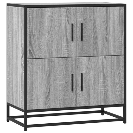 Buffet sonoma gris 68x35x76 cm bois d'ingénierie