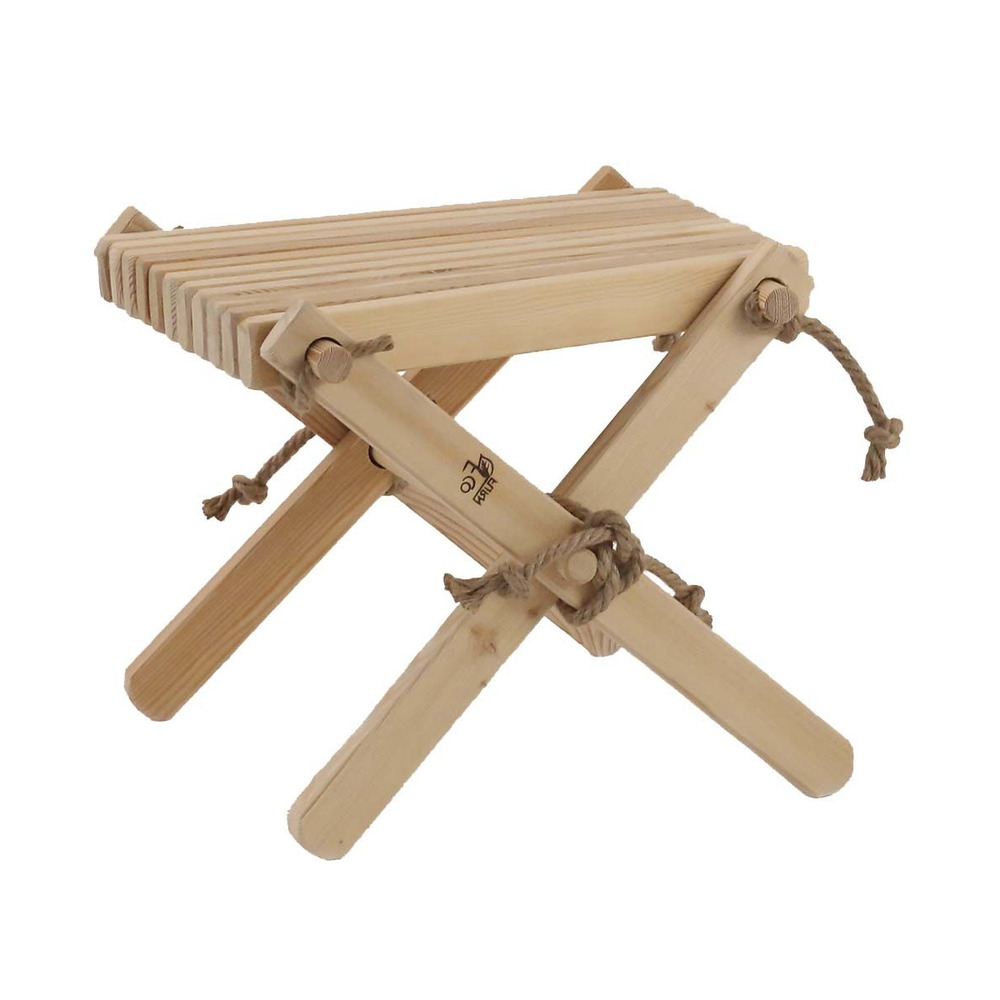 Repose pieds table basse lilly mélèze