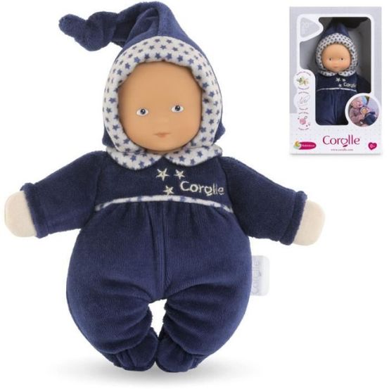 Mon doudou - - babidoux marine reves d'etoiles - 20cm - des la naissance