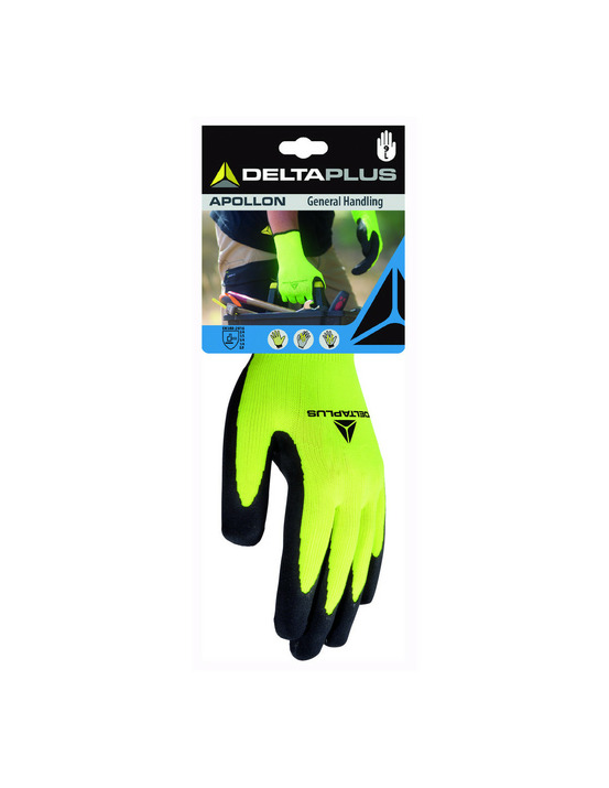 Gant confort polyest endui latex 08 - delta plus