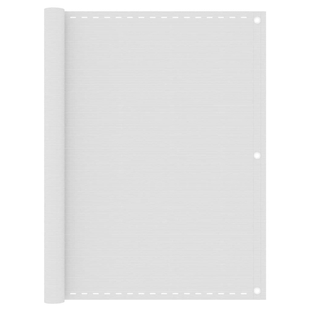 Écran de balcon brise pare vue protection confidentialité 120 x 500 cm pehd blanc