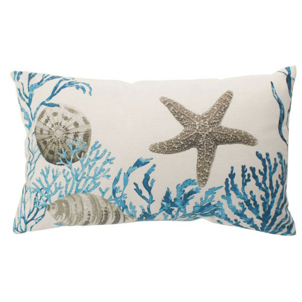 Coussin déco imprimé 