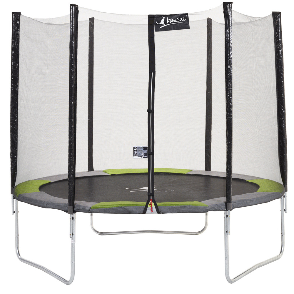 Kangui - trampoline rond ø300cm avec filet de sécurité - ralli 300