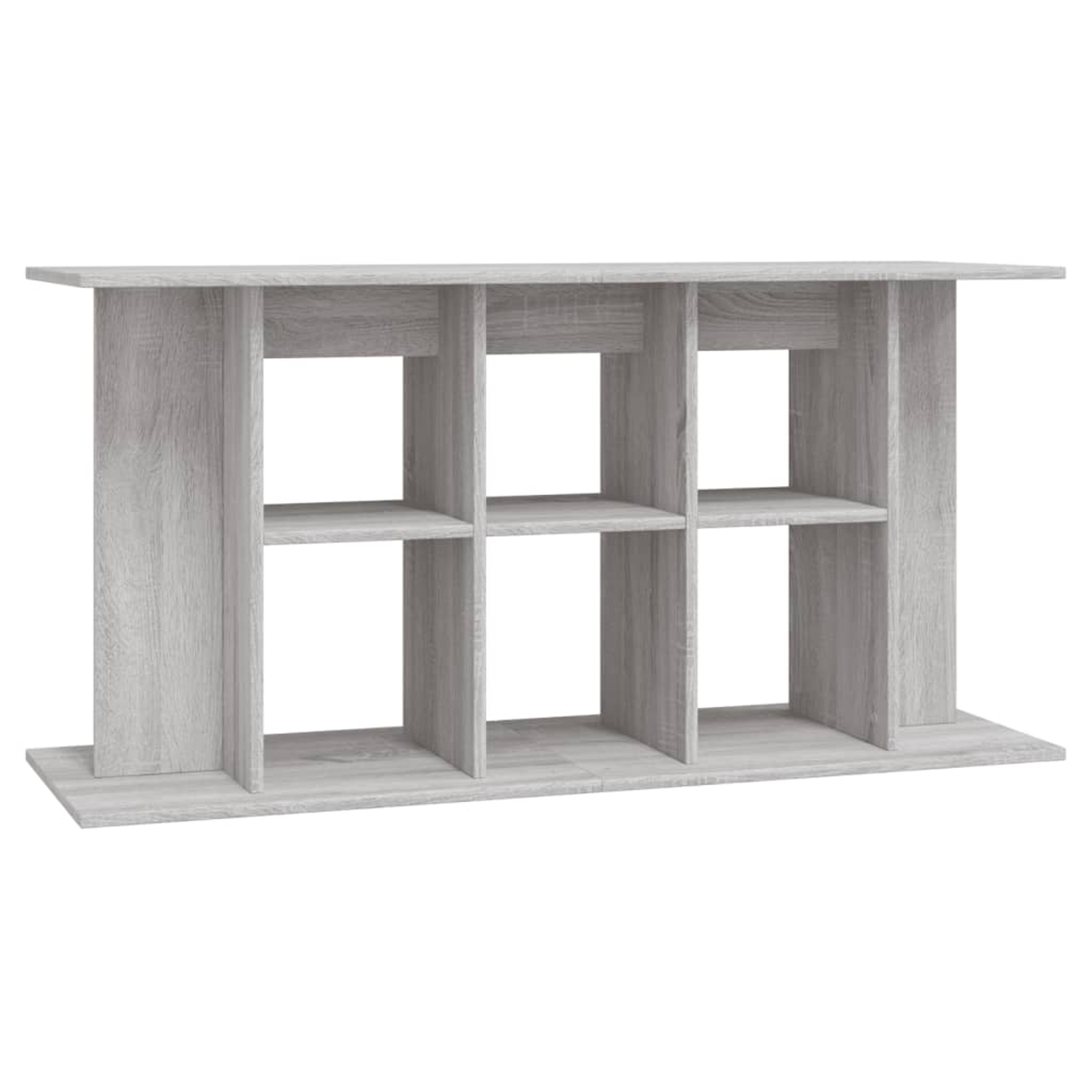 Support pour aquarium sonoma gris 120x40x60cm bois d'ingénierie