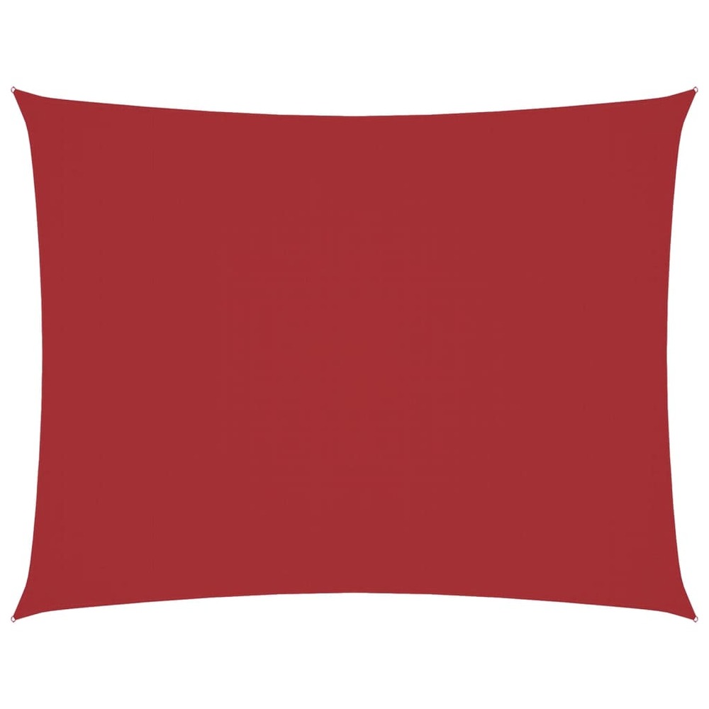 Voile de parasol tissu oxford rectangulaire 3x4,5 m rouge
