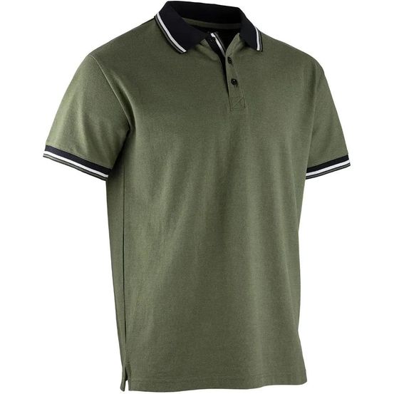 Polo manche courtes lewis élégant coton polyester vert s à 3xl