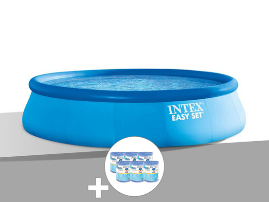 Kit piscine autoportée easy set 4,57 x 1,22 m + 6 cartouches de filtration