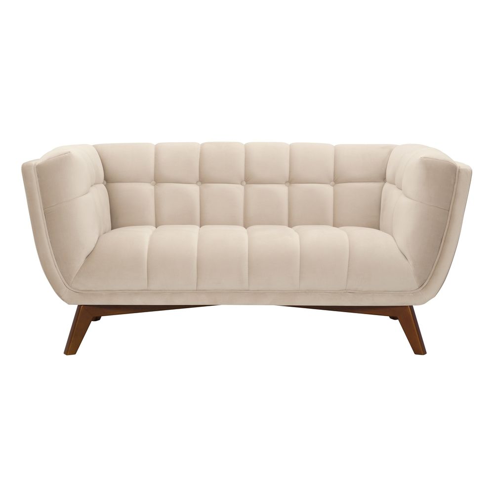 Mona-canapé 2 places en velours beige