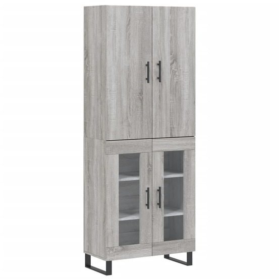 Buffet bahut commode armoire meuble de rangement organisateur cuisine salle de séjour salon haut sonoma 69,5 x 34 x 180 cm bo