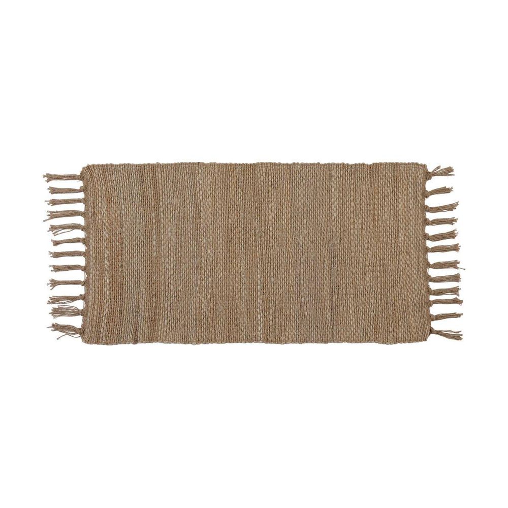 Tapis noah jute/coton 45x90 cm - naturel