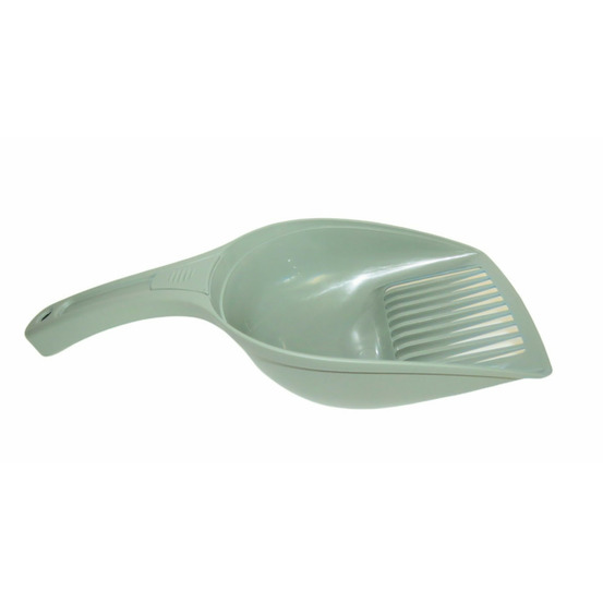 Pelle à litière 28 cm, plastique recyclé vert , pour chat