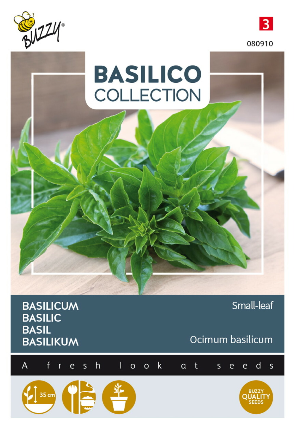 Buzzy basilic small-leaf - ca. 1,5 gr