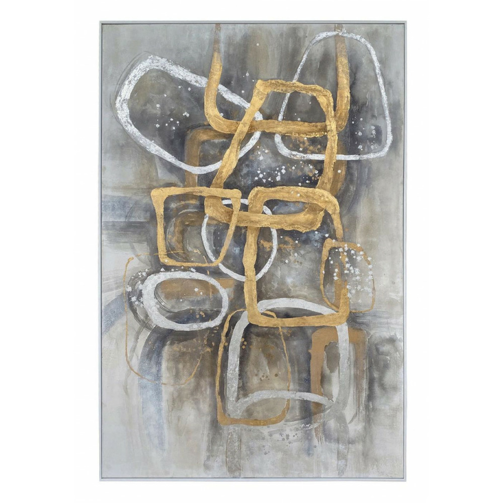 Tableau toile gris - décoration d'autrefois