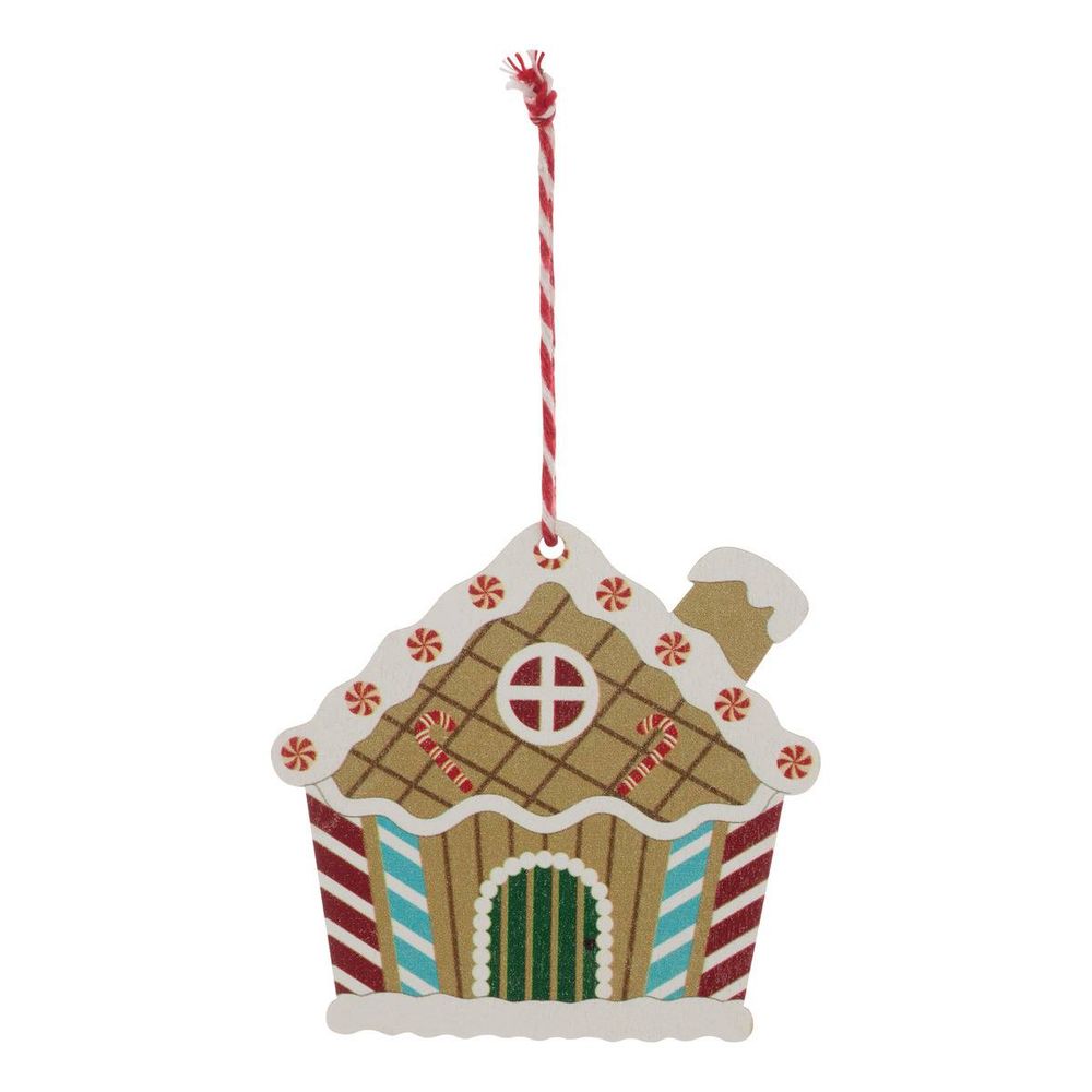 Décoration de sapin sur présentoir sapin gourmand en bois