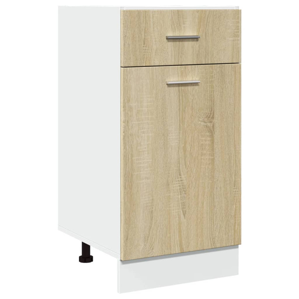 Armoire à tiroirs inférieure lyon chêne sonoma 40 x 46 x 81,5 cm bois d'ingénierie