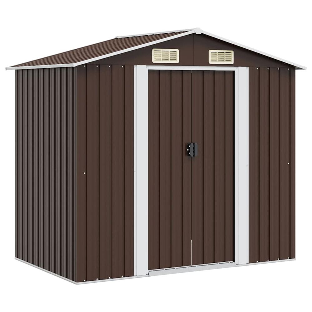 Abri de stockage pour jardin Marron