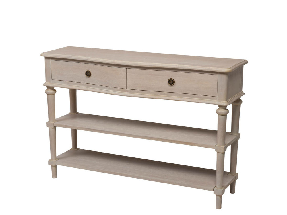 Console 2 tiroirs caroussel