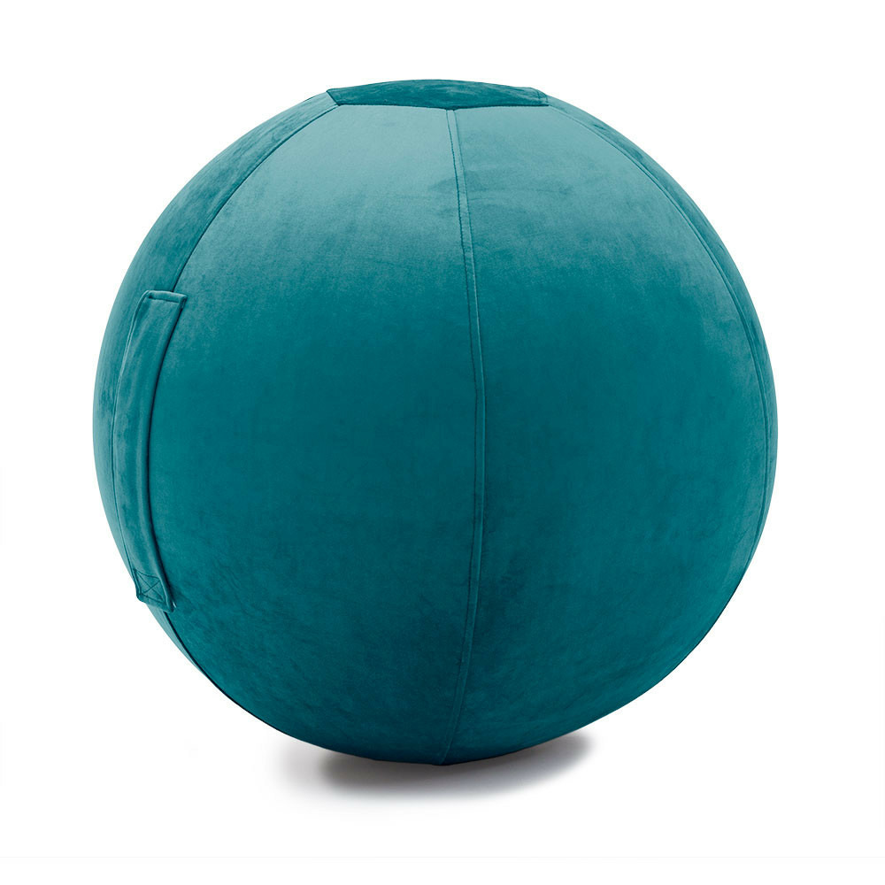 Balle de gym gonflable - bleu paon - 14500v-34