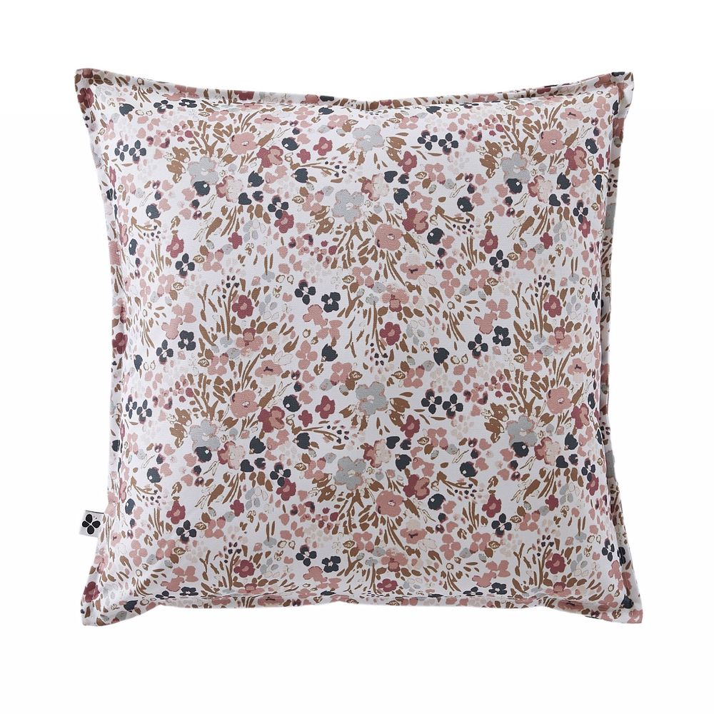 Housse de coussin exterieur deperlant capucine