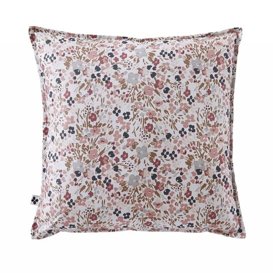 Housse de coussin exterieur deperlant capucine