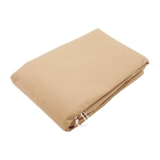 Housse d'hivernage en polypropylene - 50 gr/m² - ø 100 cm x 1,50 m - beige