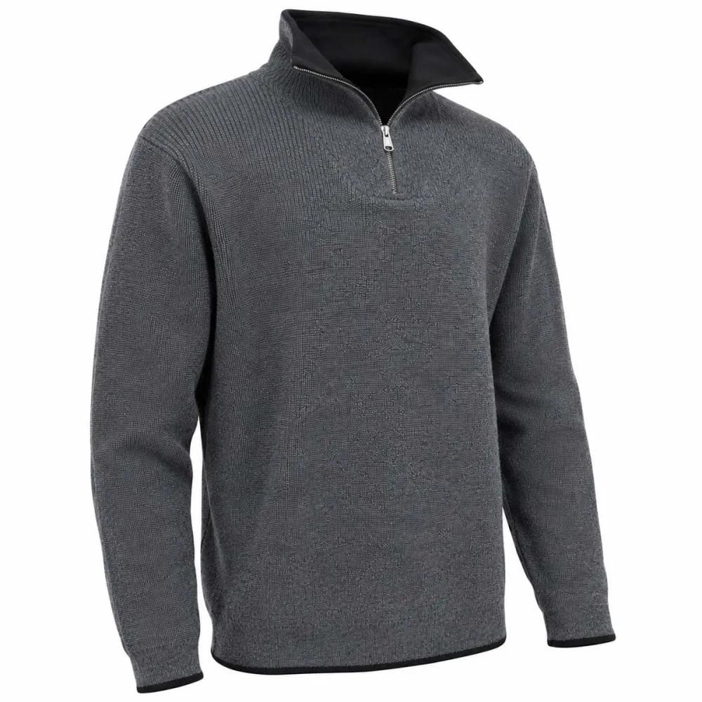 Pull camionneur carmel gris 70% acrylique 30% laine
