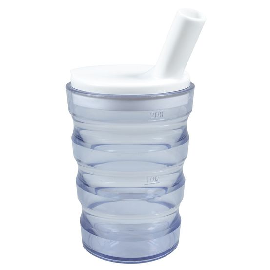 Gobelet ultra adhérente - aidapt vm922ca - tasse ergonomique, bouchon avec une petite ouverture pour boire des liquides