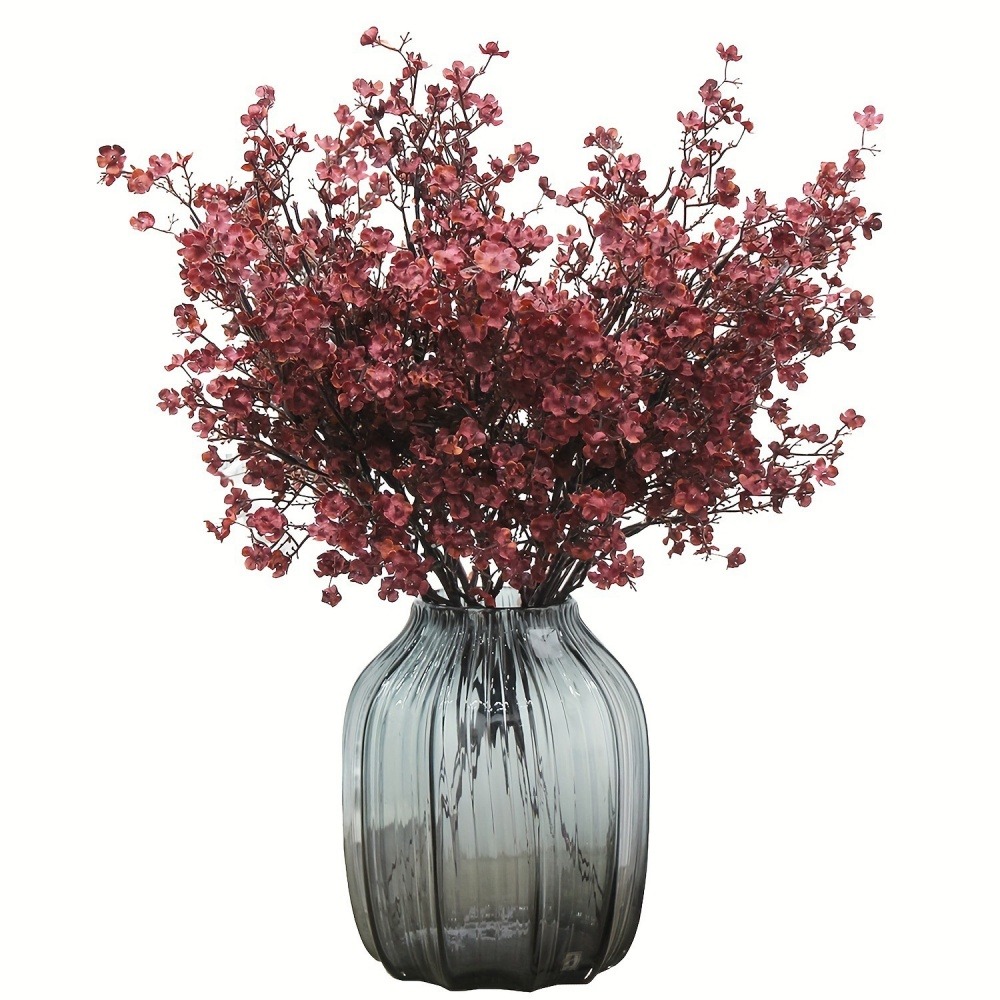 Lot de 10 fleurs d'automne artificielles de gypsophila pour diverses décorations dtopbuyage