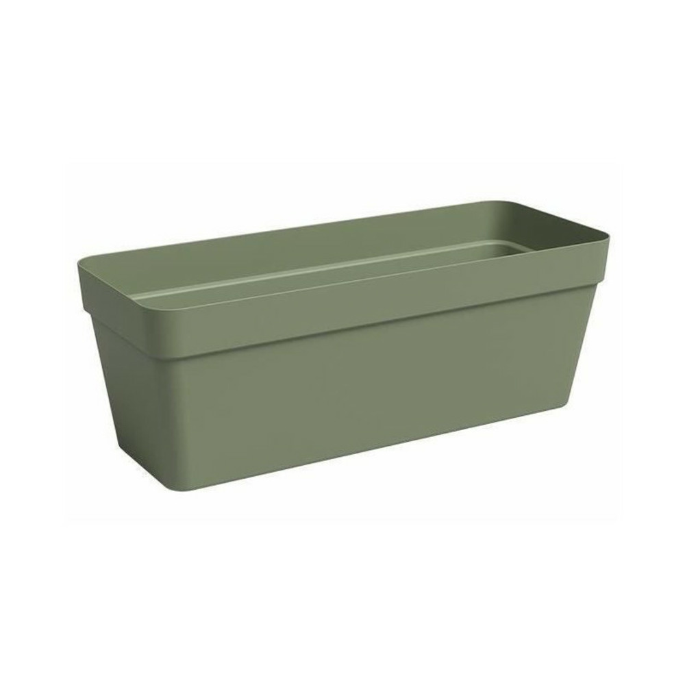 Jardiniere - plastique - vert cendre� - rectangulaire - l49,9 x p20 x h18,1cm - artevasi