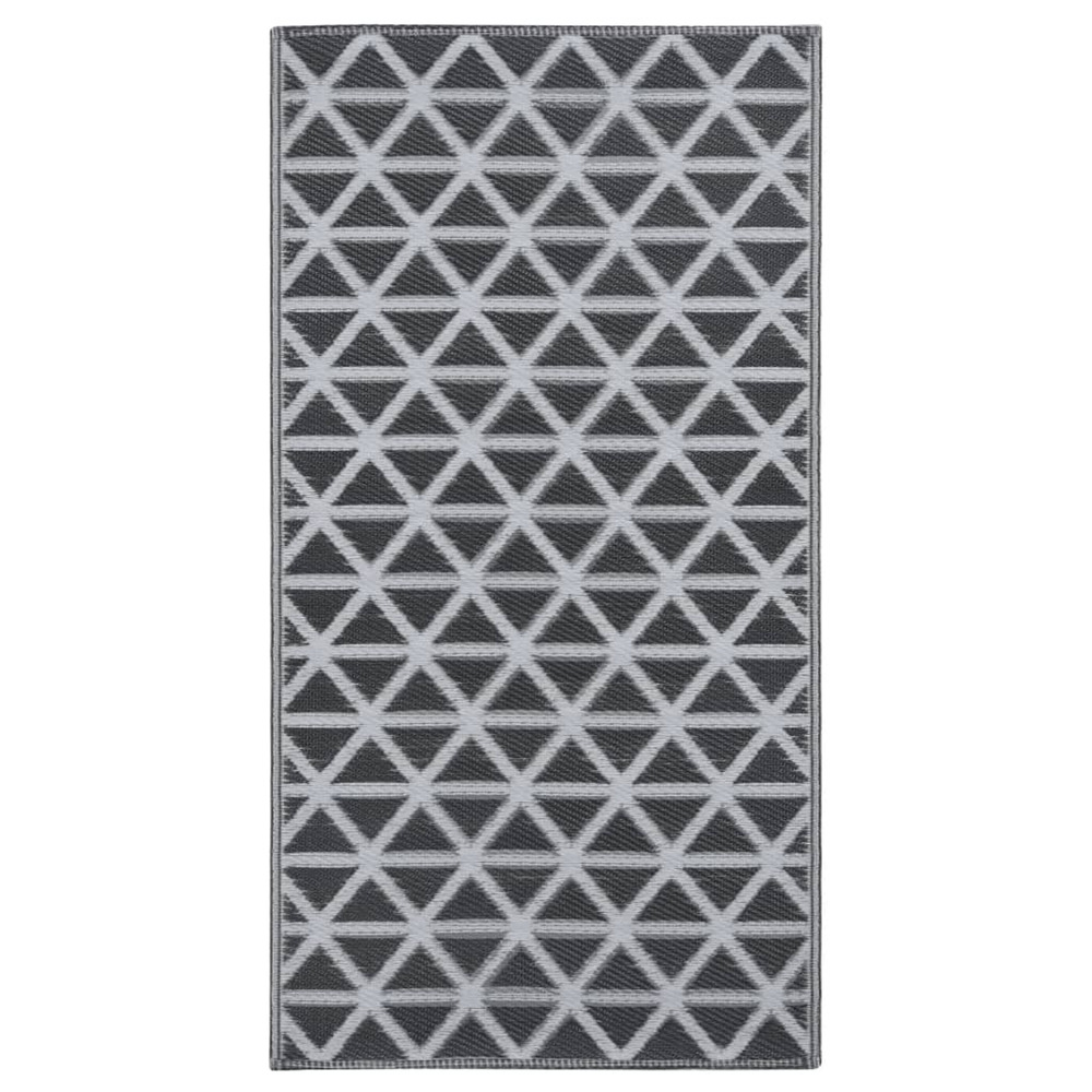 Tapis d'extérieur arakil noir 190x290 cm pp
