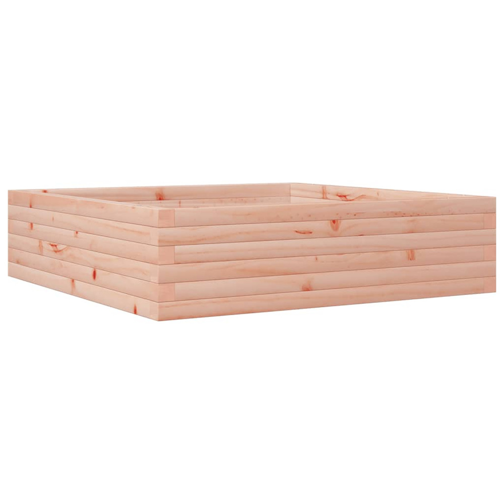 Jardinière d'extérieur 90x90x23 cm bois massif douglas