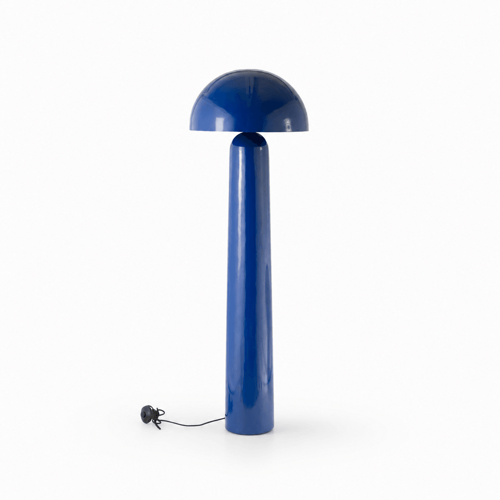 Clara-lampadaire en métal bleu foncé
