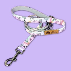 Laisse pour chien pastel - l