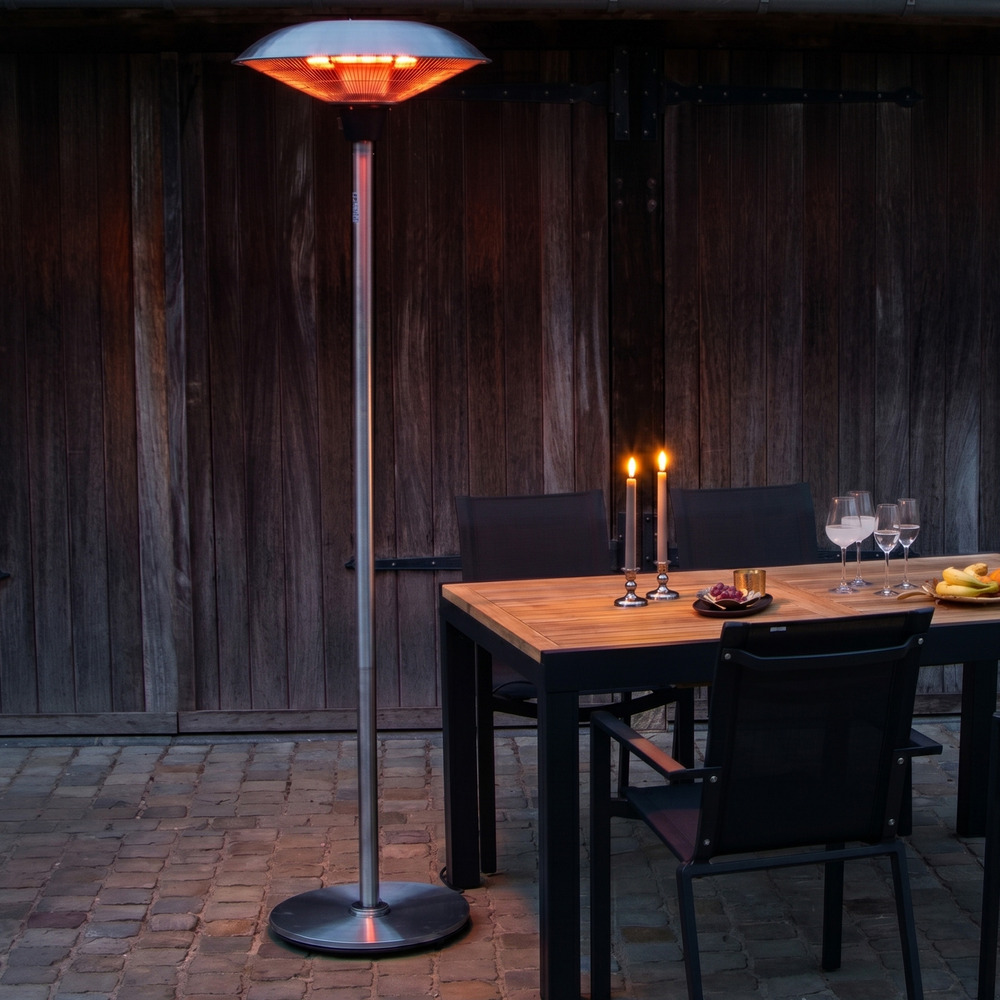 Chauffe terrasse électrique 2000w acier zephyr