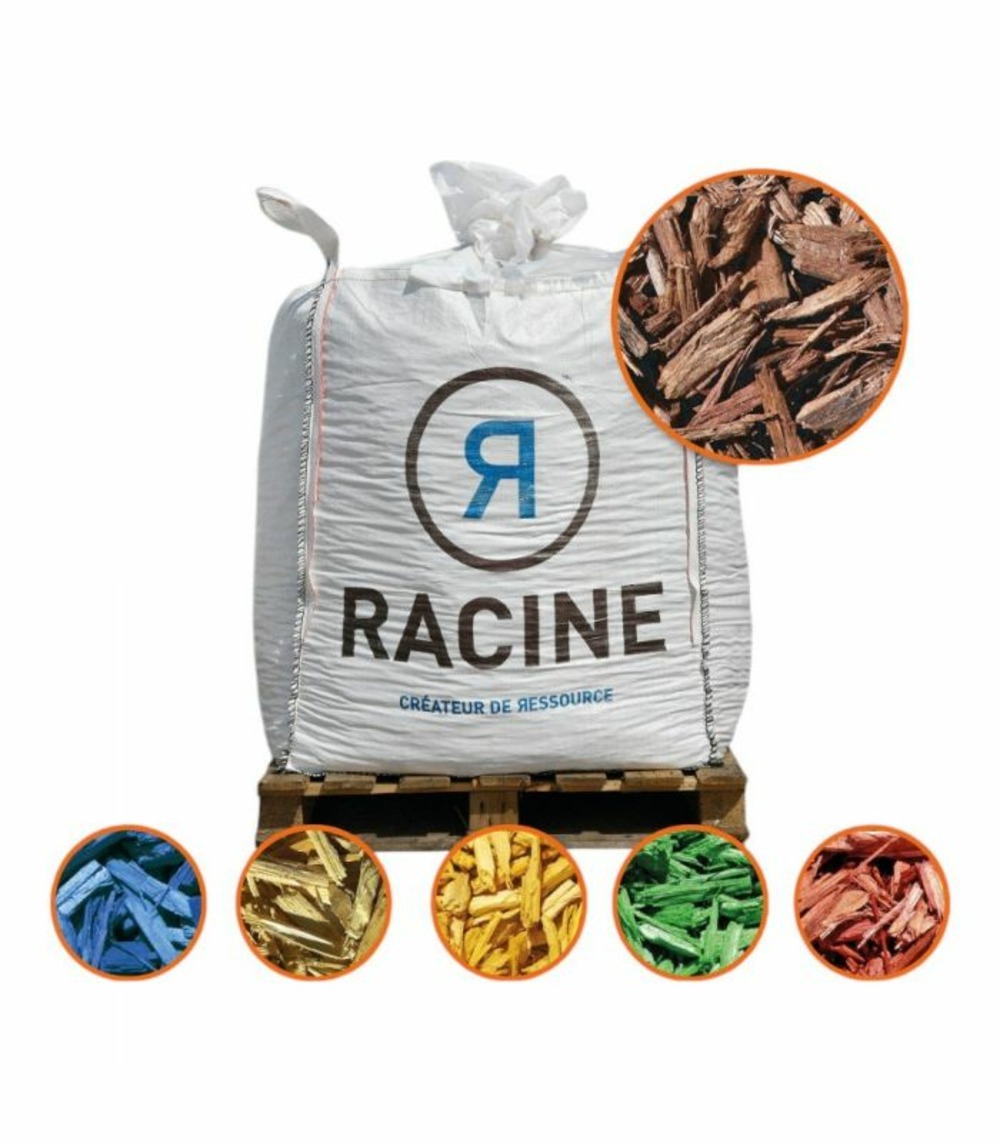 Paillis color brun 20/50mm,big bag de 1 m3 - pro102