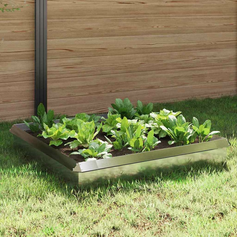 Clôtures anti-limaces 8 pcs argent acier inoxydable